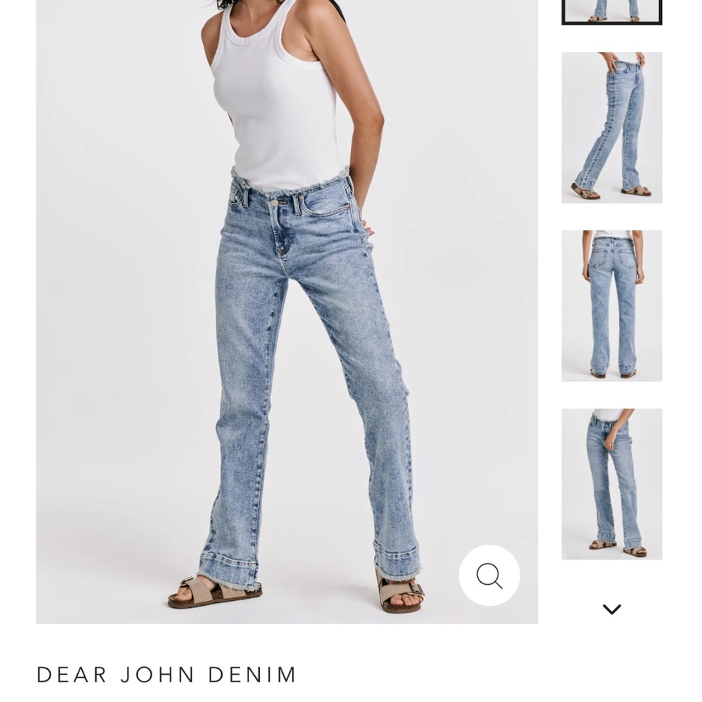 Dear John Playback Mid Rise Slim Straight Jeans Odeza